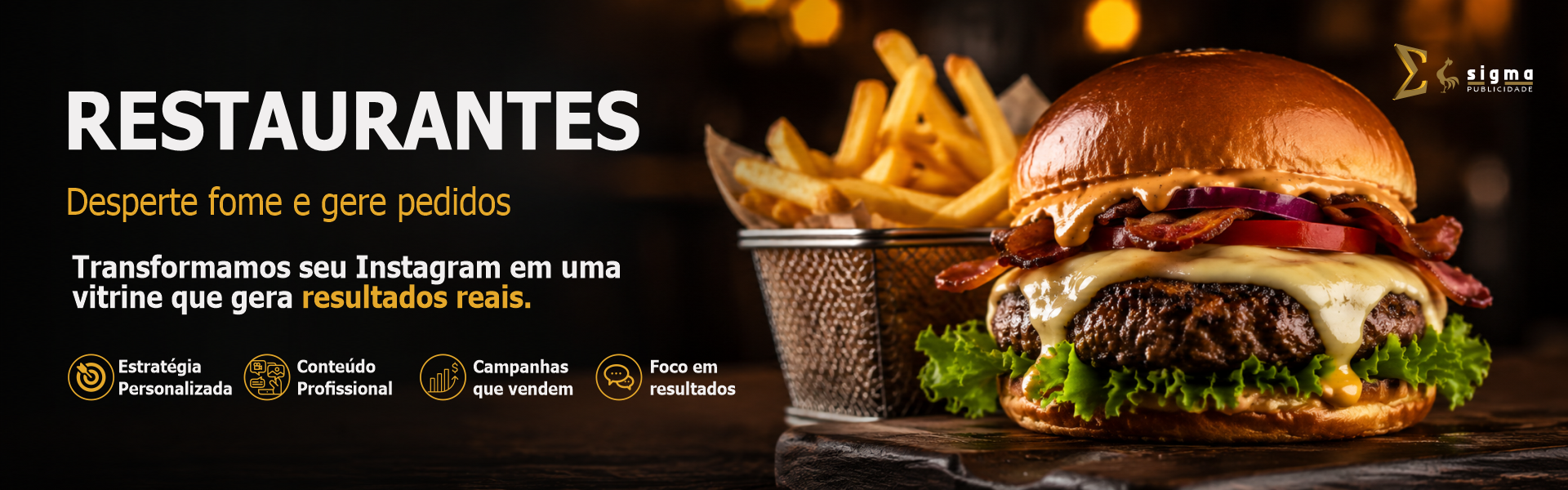 Banner página alimentação